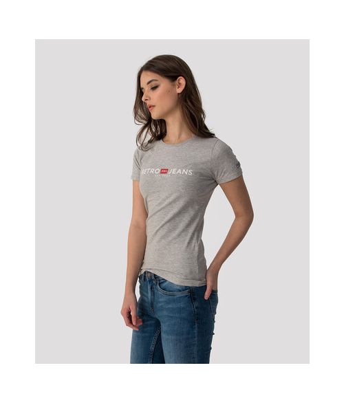 GIANNA T-SHIRT, GREY MELANGE