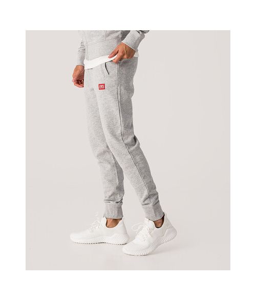 EDON PANTS JOGGING BOTTOM, GREY MELANGE