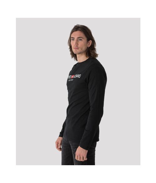 ENOS 21 LONG SLEEVE L.S.TOP, BLACK