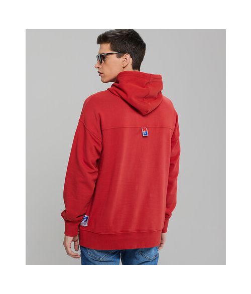 MAGURA HOODIE JOGGING TOP, RED
