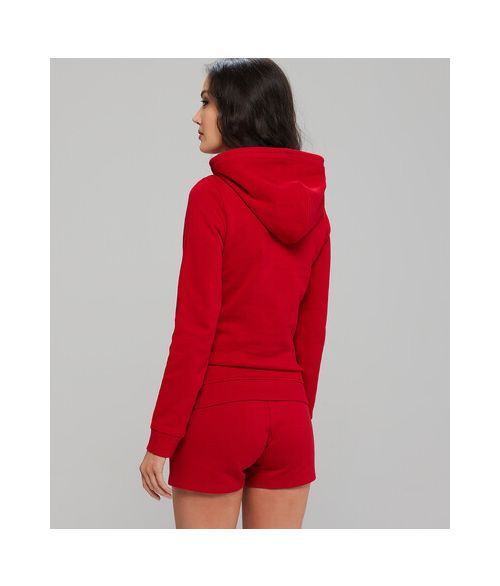 GIANNA HOODIE JOGGING TOP, RED