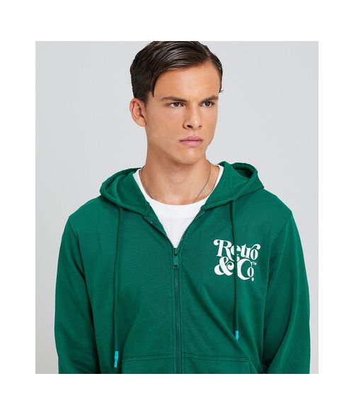 CODY ZIPUP HOODIE JOGGING TOP, GREEN