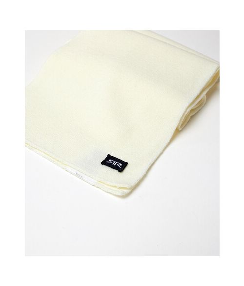 CHALMERS SCARF SCARF, OFF WHITE