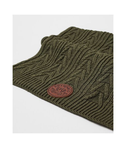 MONSOOR SCARF SCARF, DARK KHAKI