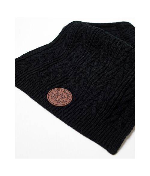 MONSOOR SCARF SCARF, BLACK