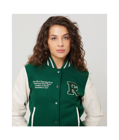 ZELIA BOMBER JACKET, GREEN