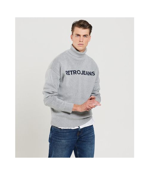 DANTE SWEATER, GREY MELANGE