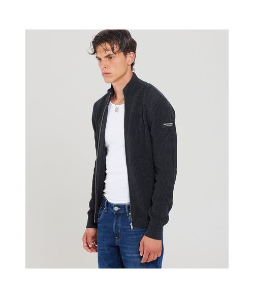 DARIO SWEATER, BLACK MELANGE