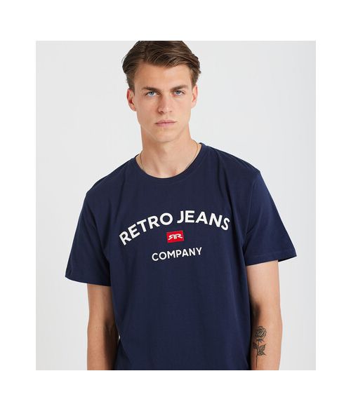ALDEN T-SHIRT, NAVY BLUE