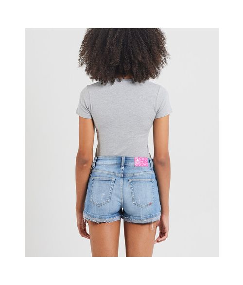 LINA T-SHIRT, LIGHT GREY MELANGE