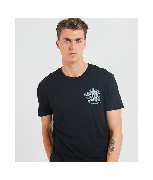 STEEL T-SHIRT, BLACK
