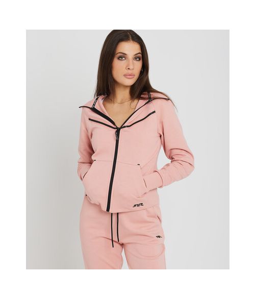 LUNA JOGGING TOP, LIGHT PINK