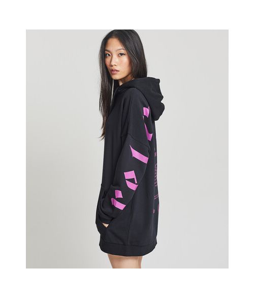 JOLENE HOODIE JOGGING TOP, BLACK