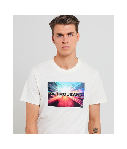 NIGHT T-SHIRT, OFFWHITE