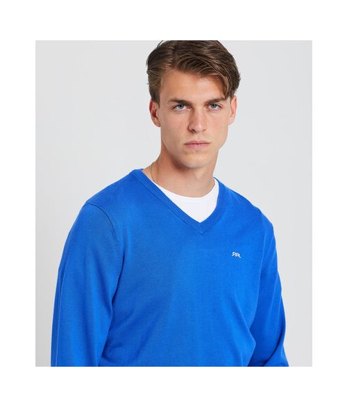 EMMETT V KNITWEAR, BLUE
