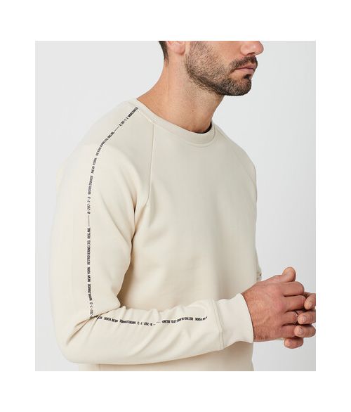 BALDY SWEATSHIRT JOGGING TOP, BONE