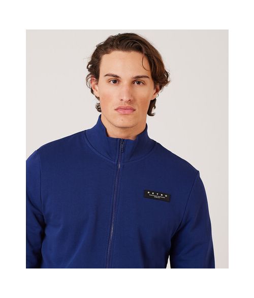 PINE ZIP JOGGING TOP, BLUE
