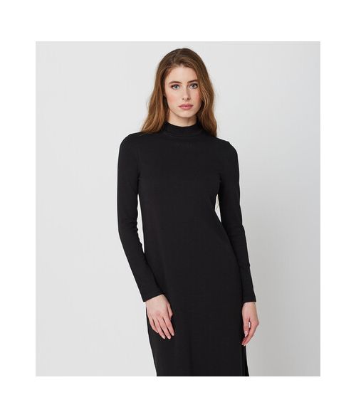 SWAN DRESS, BLACK