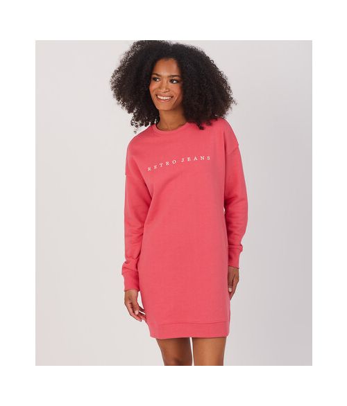 GWEN JOGGING DRESS, RASPBERRY