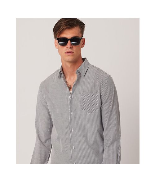 FREDERICK SHIRT, BLUE STRIPED