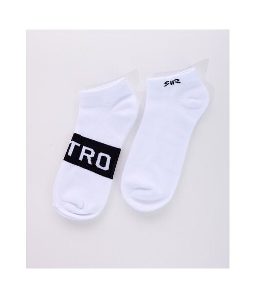 JOKO SHORT SOCKS, WHITE-BLACK