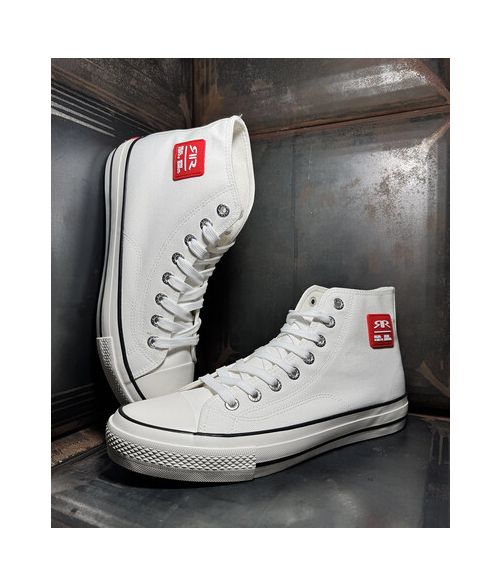 EDON MID SNEAKERS, WHITE