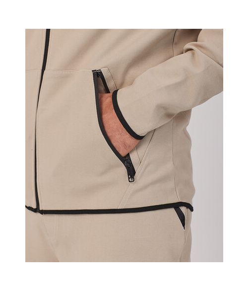 JOKO ZIP HOODIE JOGGING TOP, GREY