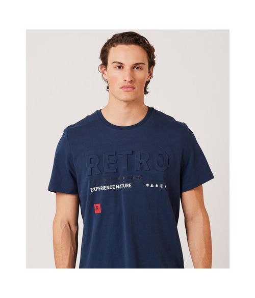 TIMEO T-SHIRT, DENIM BLUE