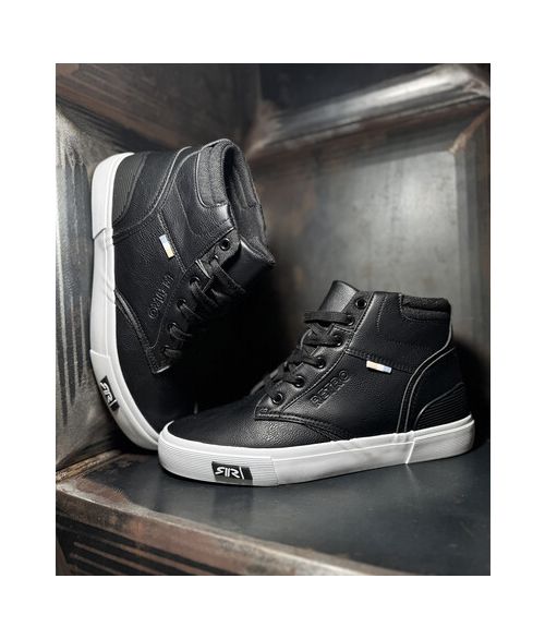 CLINT MID SNEAKERS BOOTS, BLACK