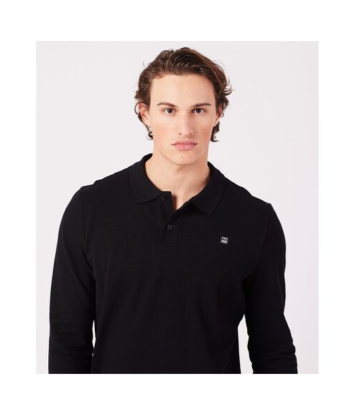 CLOVIS LONG POLO, BLACK