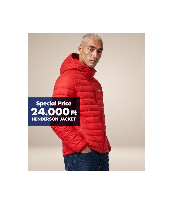 HENDERSON JACKET, RED