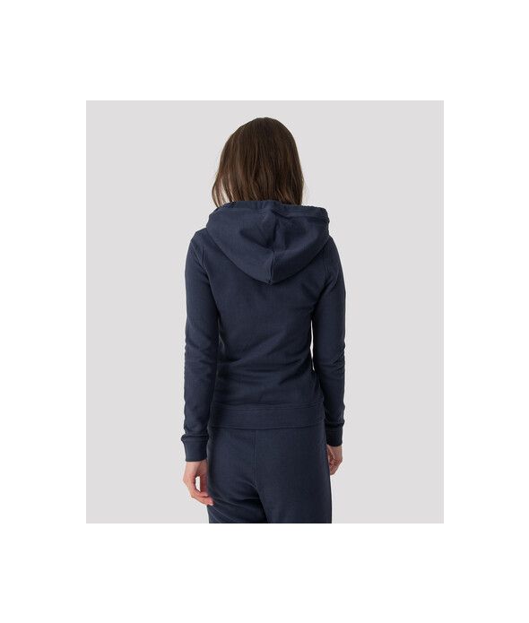 OLIVIA ZIP OUT JOGGING TOP, DARK BLUE