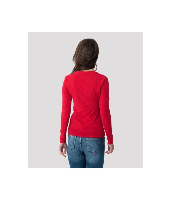 ELIZABETH LONG V L.S.TOP, RED