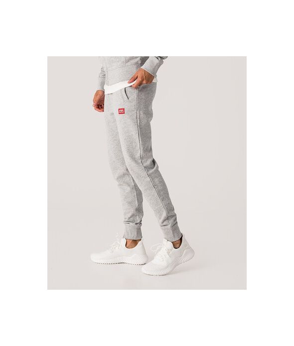 EDON PANTS JOGGING BOTTOM, GREY MELANGE