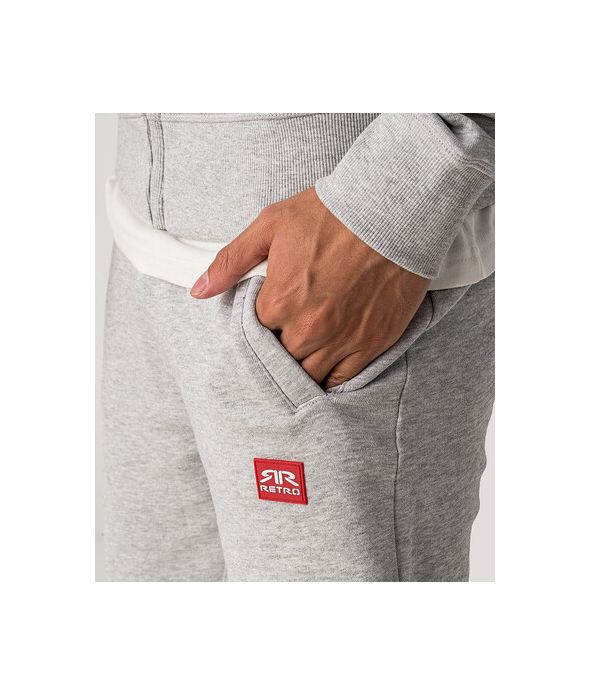 EDON PANTS JOGGING BOTTOM, GREY MELANGE