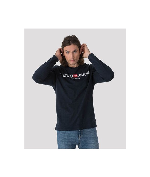 ENOS 21 LONG SLEEVE L.S.TOP, DARK BLUE