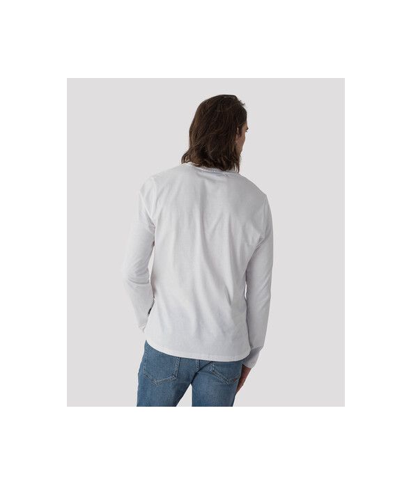 ENOS 21 LONG SLEEVE L.S.TOP, WHITE