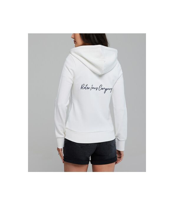 AMFORA ZIP JOGGING TOP, OFFWHITE