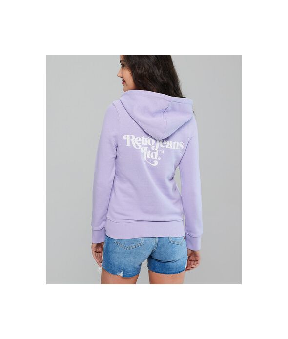 DIXIE ZIP JOGGING TOP, PURPLE
