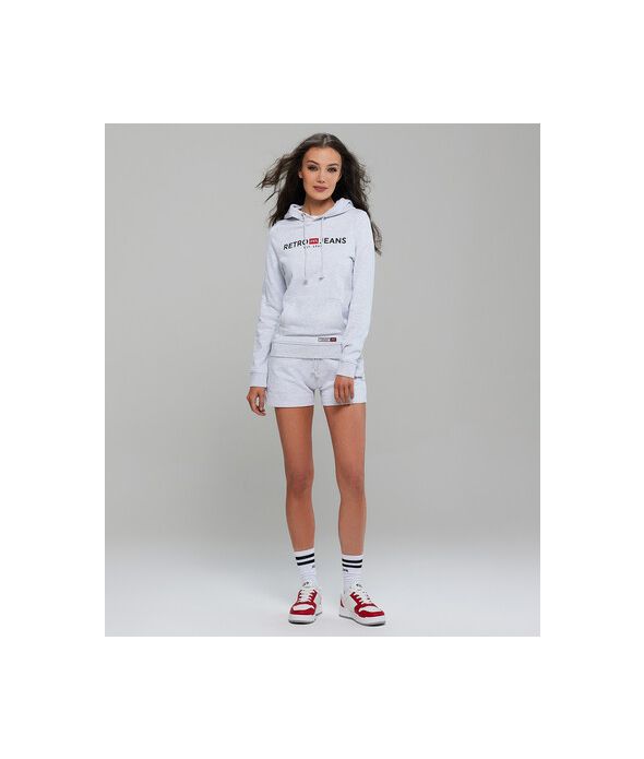 GIANNA HOODIE JOGGING TOP, OFFWHITE MELANGE