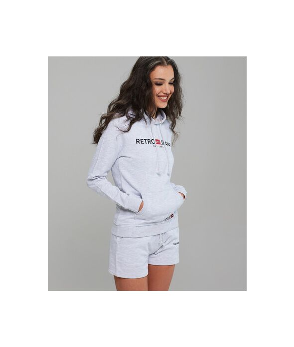 GIANNA HOODIE JOGGING TOP, OFFWHITE MELANGE