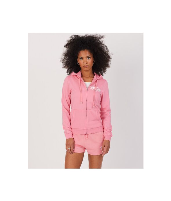AVELIN ZIP JOGGING TOP, PINK