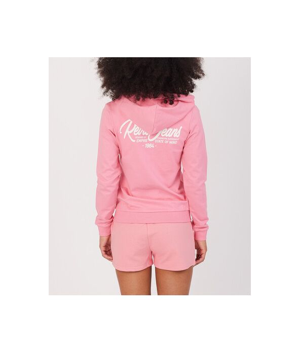 AVELIN ZIP JOGGING TOP, PINK