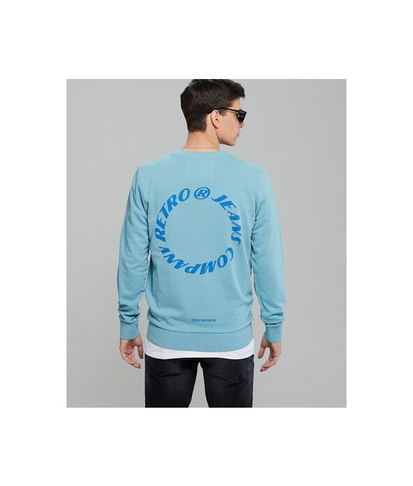 ZIGGY SWEATSHIRT JOGGING TOP, LIGHT BLUE