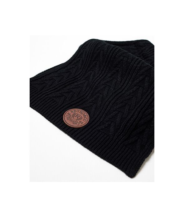 MONSOOR SCARF SCARF, BLACK