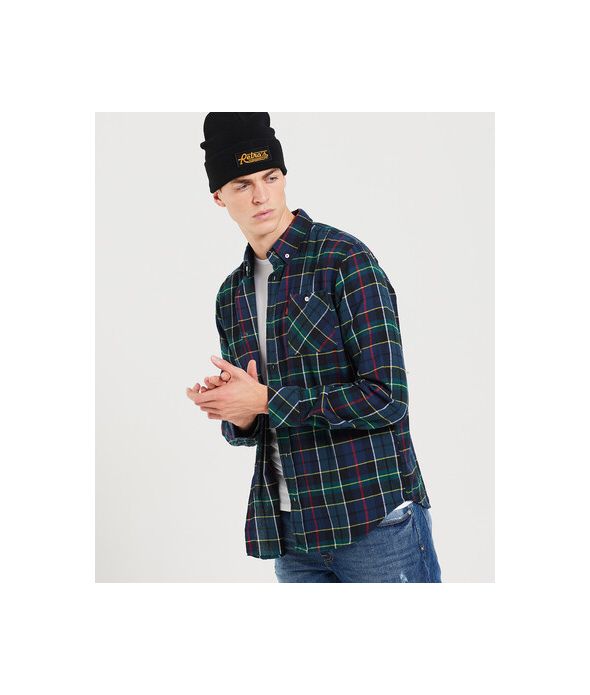 TENTH SHIRT, GREEN CHECKS