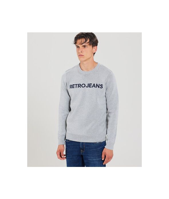 ADAN SWEATER, GREY MELANGE