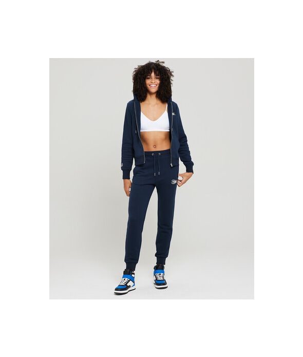 LOLLY ZIP JOGGING TOP, DARK BLUE