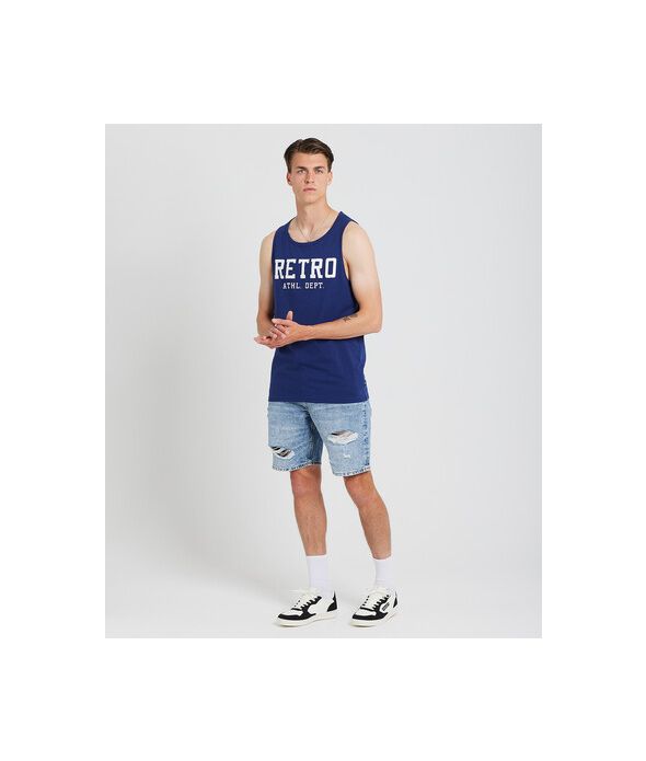 LUCKY TANK TOP, DARK BLUE