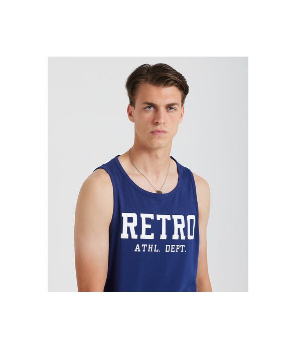 LUCKY TANK TOP, DARK BLUE